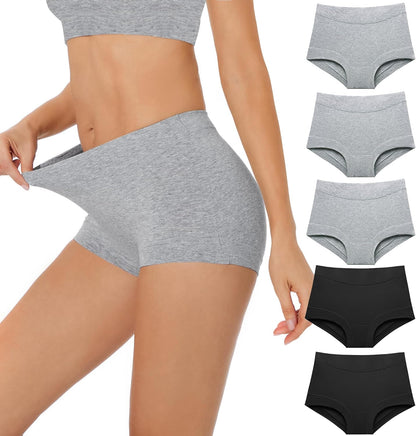 Boy Shorts Underwear for Women - Boxers for Women, Women'S Cotton Underwear Boyshorts